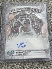 Topps Elements Of The Game Jordan Travis Autographed Card 20/75
