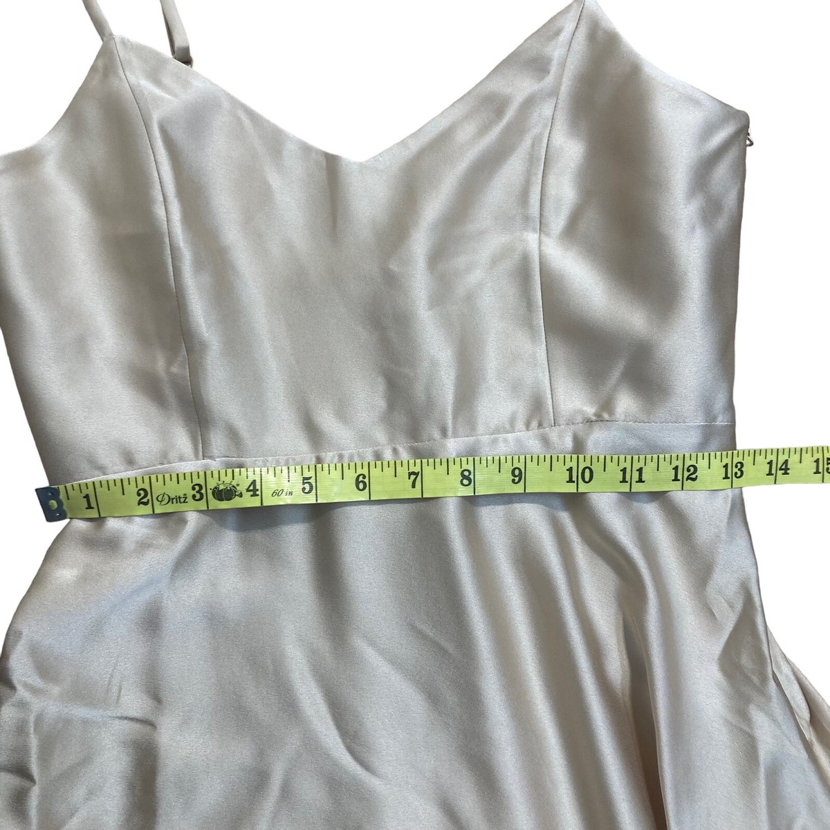 chinese dress ladies Faith Maxi Dress ~ Champagne Luxe Satin S main image 0
