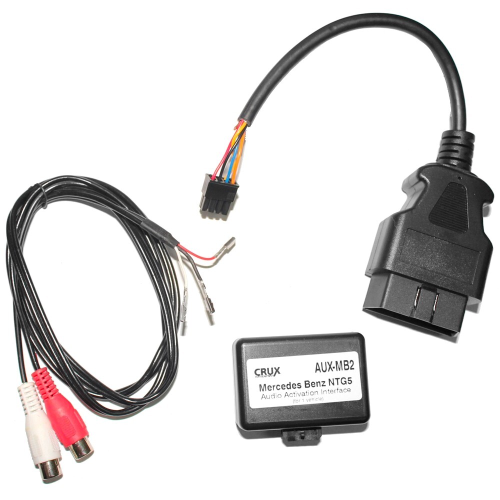 Вспомогательный аудиоинтерфейс Crux AUX-MB2 и OBD-кодер для Mercedes-Benz 26290₽