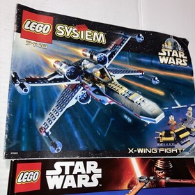 Lego Star Wars Manuals Only 7140 (1999) & 75102 (2015) Poe's (X-Wing Fighter)