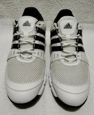 Adidas EVG 791003 Black White Spiked Golf Shoe Traxion Men's Size 9.5 Very Clean