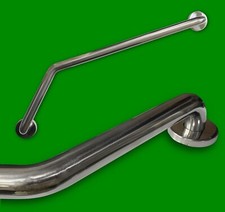 Bathroom Angled Handrail, Elderly Disabled Safety, Wall Toilet Support 250x590mm