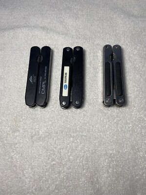 Lot of 3- 4  Multi-Tool Set Pocket Knives