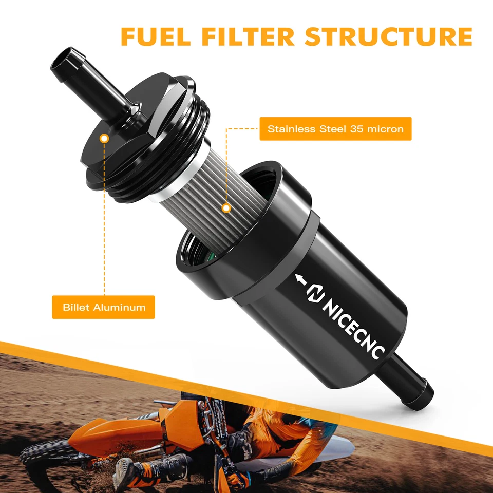 Комплект топливного фильтра NICECNC KL97 для KTM 450 500 XC-W EX 2012-2016 EXC-F 2017-2023 - Изображение 2 из 4