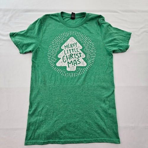 Merry Little Christmas Kings Academy Green Short Sleeve T-Shirt Men's S