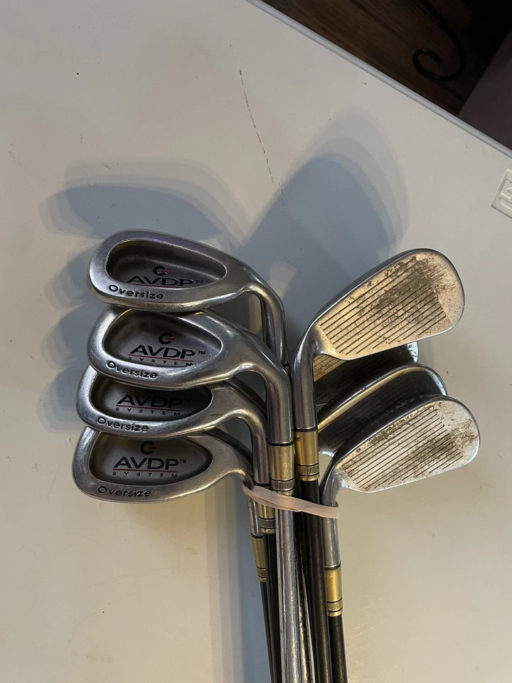 GOLDWIN AVDP OVERSIZE Golf Clubs Iron Set 4-10 & Pitching Wedge.Graphite Flex RH - Image 3 of 4