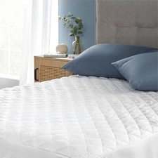 Image of Silentnight Supersoft Waterproof Mattress Protectors 2 Pack Bed Topper Cover