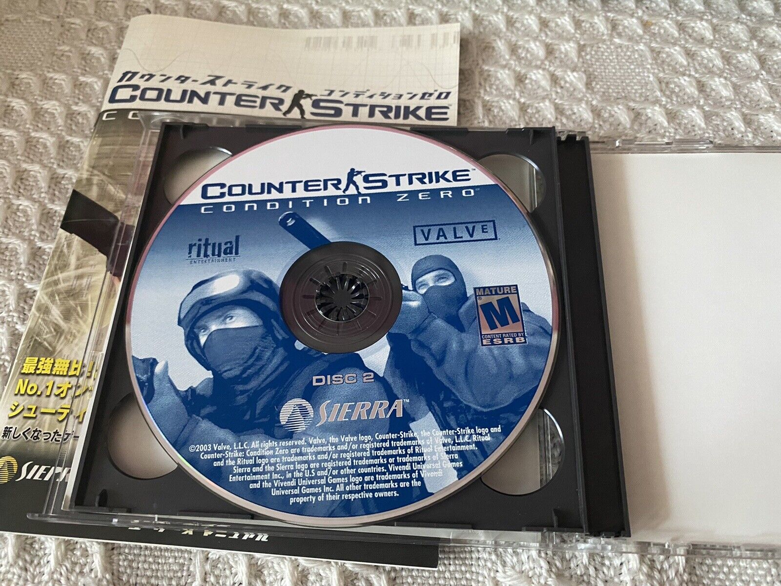 I found a box for Counter Strike Condition Zero in my local used game store  in Kyoto. Published by Capcom!? : r/counterstrike