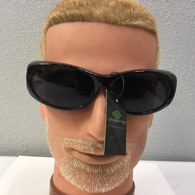 Crossfire OG3 OTG Safety Glasses with S/M Crystal Black Frame and Smoke Lens