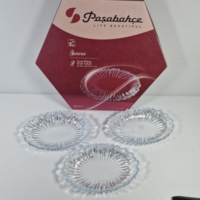 3x Servierplatte AURORA Frühstück Schale 155mm X 99mm  Extra Widerstandsfähig