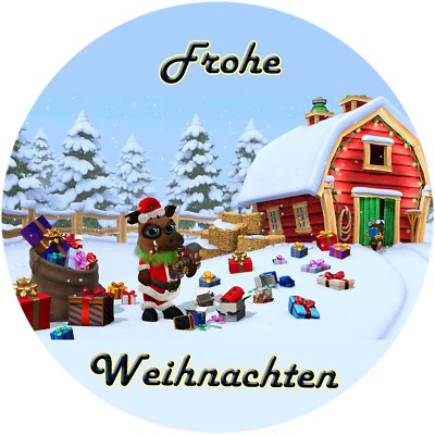  Cake topper cake picture sugar image Christmas Advent Santa 0290