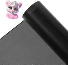 Fursuit Eye Mesh 39X11.8In Black Plastic Mesh Canvas Sheet Waterproof Printable
