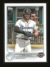 2022 Topps Pro Debut Base Card Garrett Mitchell Biloxi Shuckers Brewers #PD-196