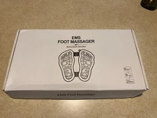 EMS Foot Massager- LED Modes- Aids Blood Circulation, 6 Modes, 9 Intensity Level