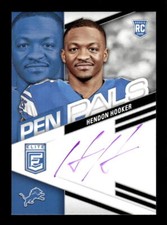 2023 Donruss Elite #PPHH Hendon Hooker Pen Pals Purple Ink
