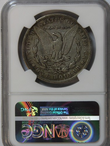 Dólar de plata O Morgan 1886 Top 100 VAM 1A1 BER Clash certificado NGC variedad muy buena - Imagen 4 de 4