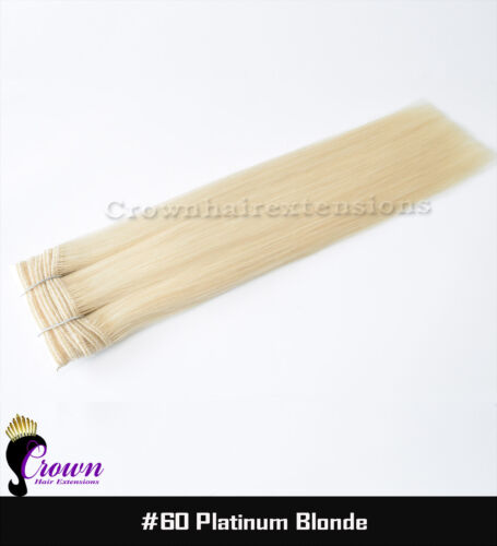 Full Head-Double Weft-100% Human Remy Hair Weave Weft Extensions- Weaves - Picture 3 of 37