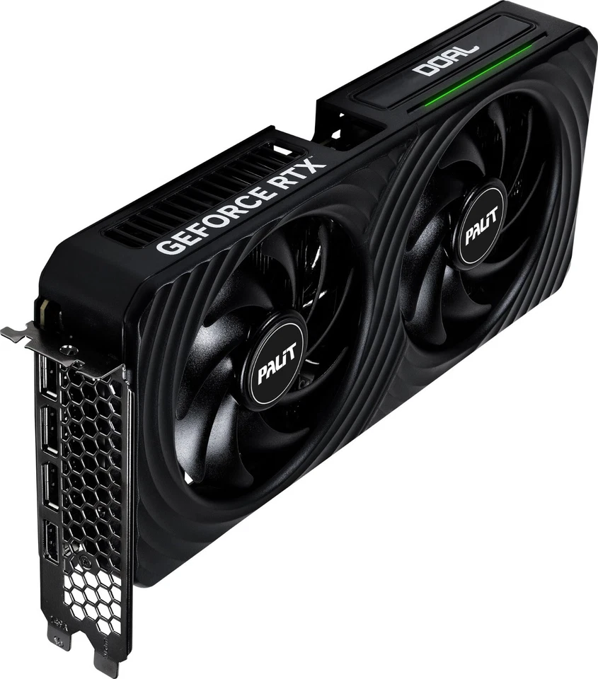 Palit RTX5060 Ti DUAL, PCIe5, 8GB DDR7, HDMI, 3 DP, 2572MHz Clock, RGB Lighting - Image 2 of 4