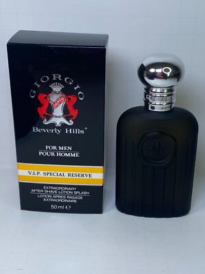 GIORGIO BEVERLY HILLS FOR MEN AFTER SHAVE 50 ml SPLASH - VIP SPECIAL RESERVE