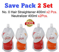 2 Set No.0 Schwarzkopf Glatt Hair Rebonding Straightening Straightener Cream