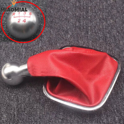 SP Aluminum Alloy Red 5 Speed Gear Stick Shift Knob for VW 2011-2014 Polo