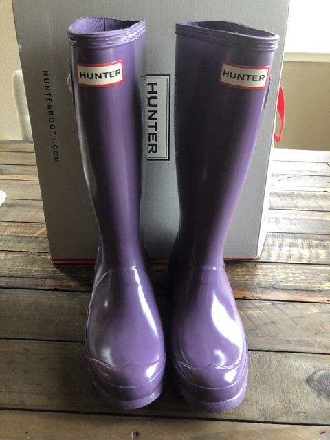 lavender hunter boots