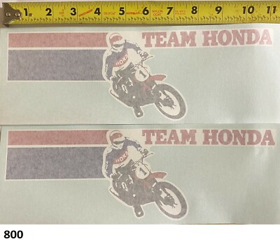 Licensed Honda bumper sticker AHRMA Vintage Motocross CR125M CR250M Works VMX CR