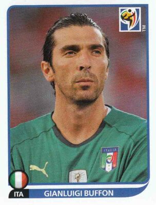 Panini Sticker Fußball WM 2010 Nr. 412 Gianluigi Buffon Italia NEUWARE Worldcup