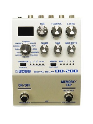 BOSS DD-200 Digital Delay Compact Effect Pedal, 1-Week Warranty, Used, B03