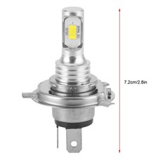 Yellow 1500K Headlight Fog Lamp LED Bulb Chip For Motorcycle Car W/H4 Plug 80W