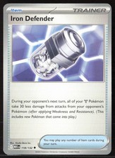 Iron Defender #118/132 Uncommon ME01: Mega Evolution Pokemon