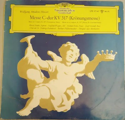 Mozart Messe C-Dur KV 317 TULIP RIM Vinyl Single 10inch Deutsche Grammophon