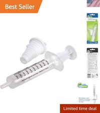 Kids Baby Oral Syringe  Dispenser Calibrated for Liquid Medicine, Reduce Mes...