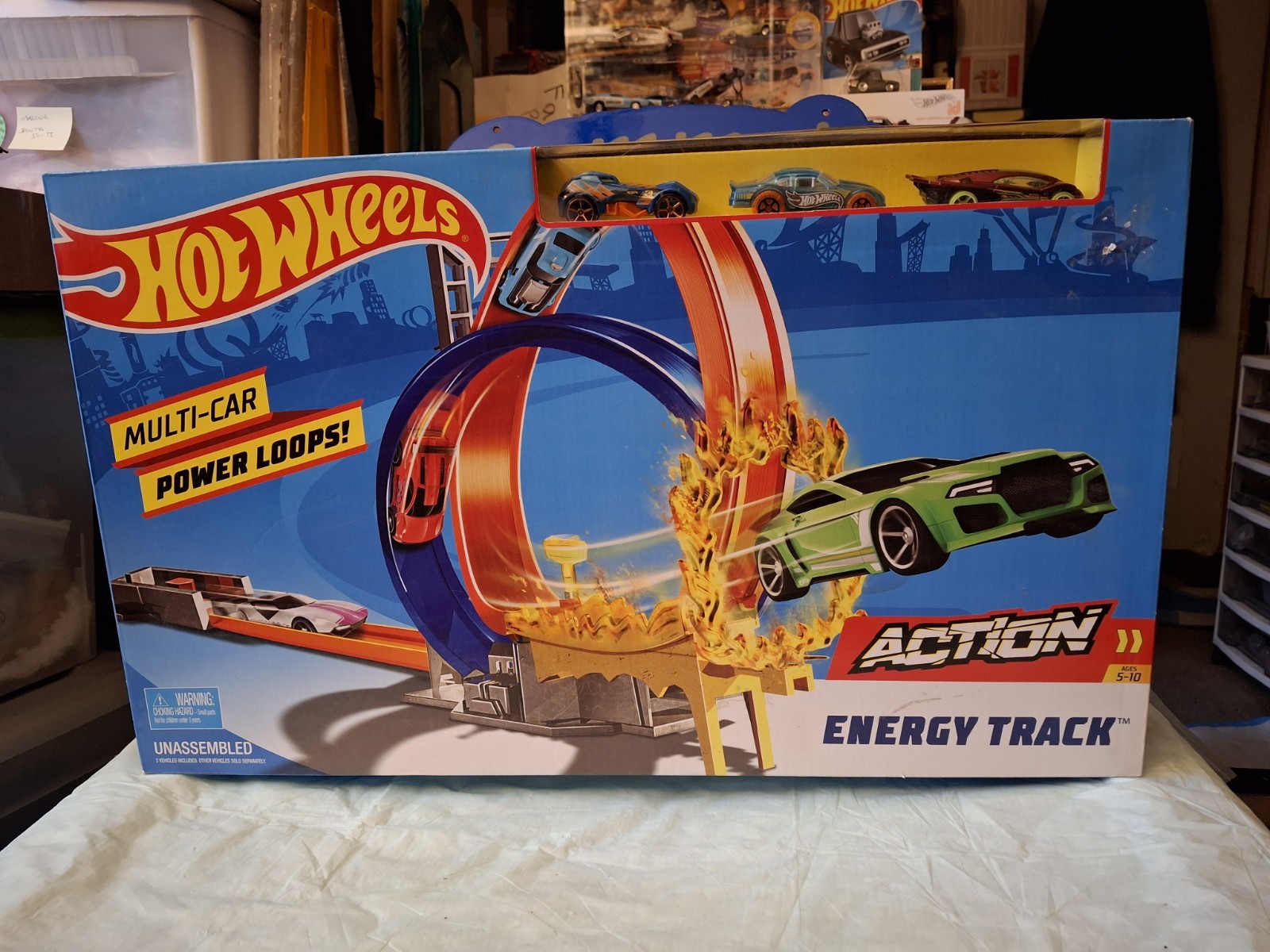 Energy Track Power Loops 3 Cars Track Builder Unlimited Hw C