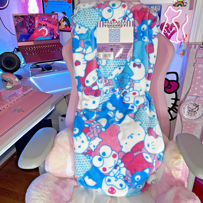 Hello Kitty & Friends Throw Blanket Sticking Together 60x70 Cloud 2024 Sanrio 