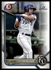 2022 Bowman Baseball #BP-85 Peyton Wilson Kansas City Royals 1st Bowman Paper