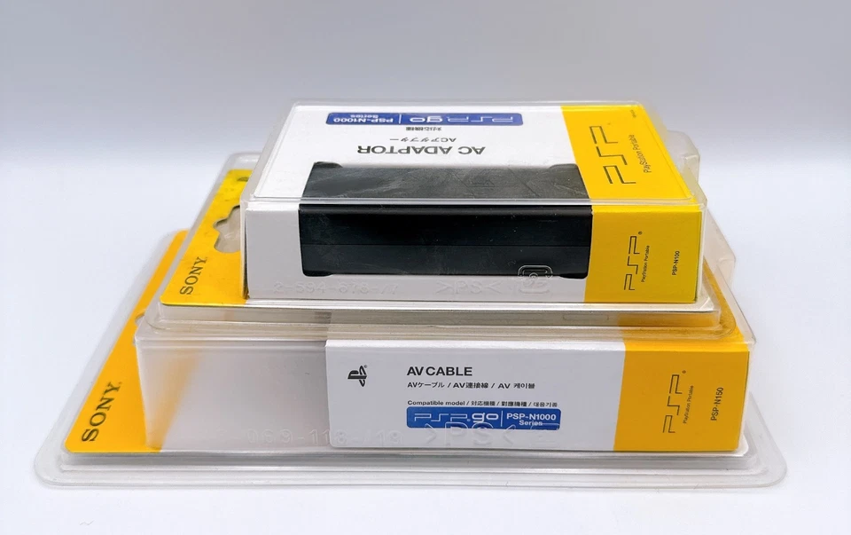 Genuine Sony PSP GO AV Cable PSP-N150 & AC Adapter PSP-N100 - New Sealed - Image 4 of 4