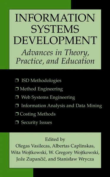 Information Systems Development Advances In Theory, Practice, And Education Buch-image