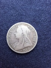 Silver Coin Half Crown 1895 Queen Victoria