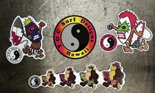 T C Stickers Town Country Vintage Decals RVCA ONEILL RIP CURL EDDIE GO Tiki Surf
