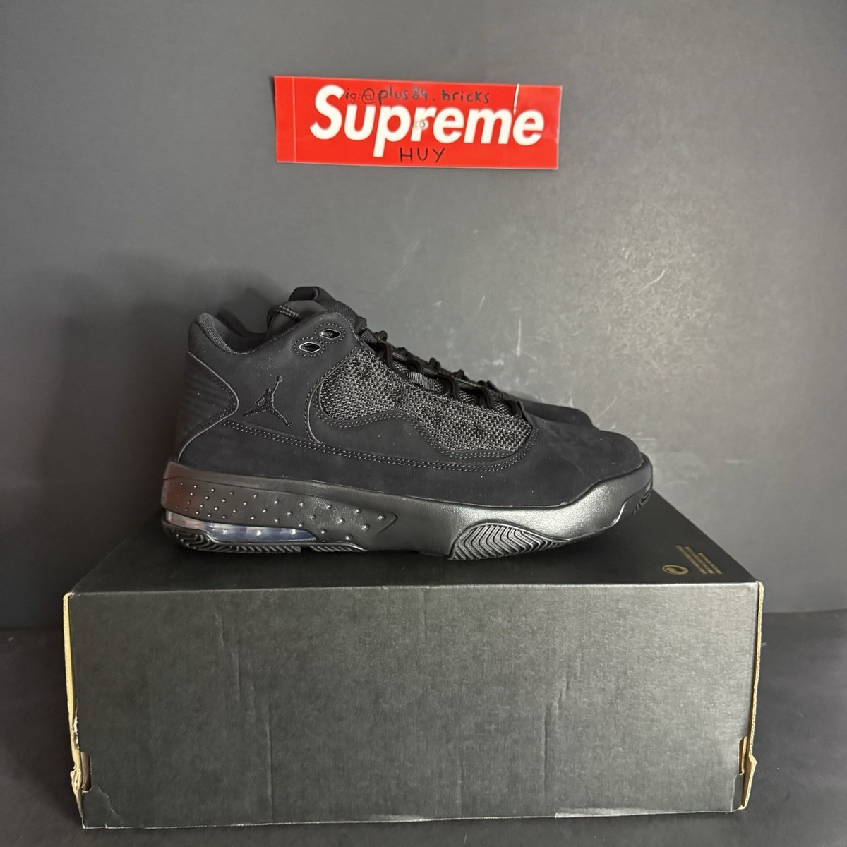 Nike Jordan Max Aura 2 Triple Black CK6636-002 Men Size 7  display picture 3