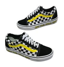 Vans Old Skool SpongeBob Mens /Youth Size 4 Womens Sz 5.5 Black Yellow Sneakers