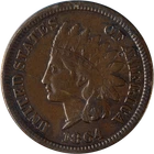 1864 'L' Indian Cent ANACS VF30 Great Eye Appeal Nice Strike