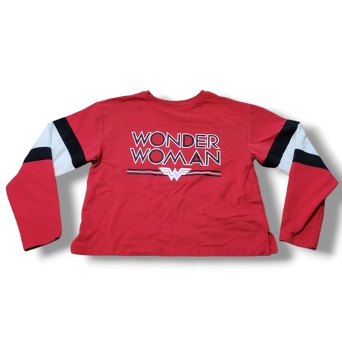 Wonder Woman Sweatshirt Size Small SM DC Comics Wonder Woman Cropped Sweatshirt
