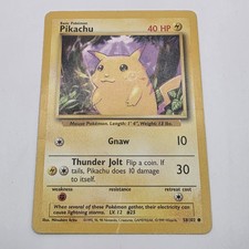 英版ピカチュウ PokeTour1999 - BGS NM-MT+ 8.5 #4 Pikachu [PokeTour 1999] #58 Prices | Pokemon Base Set | Pokemon Cards