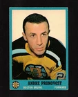 1962-63 ANDRE PRONOVOST #19 VG+ Topps Boston Bruins Star Vintage NHL Hockey Card