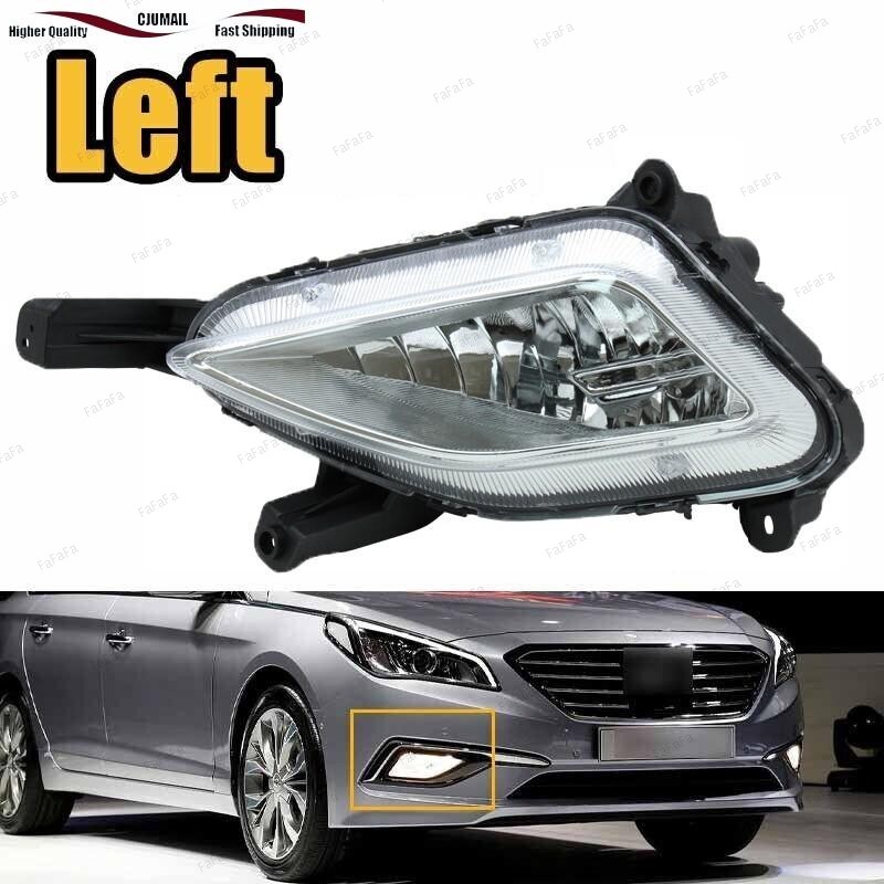 For Hyundai Sonata 2015 2016 2017 Left Front Bumper Fog Light Driving Lamps 1pcs