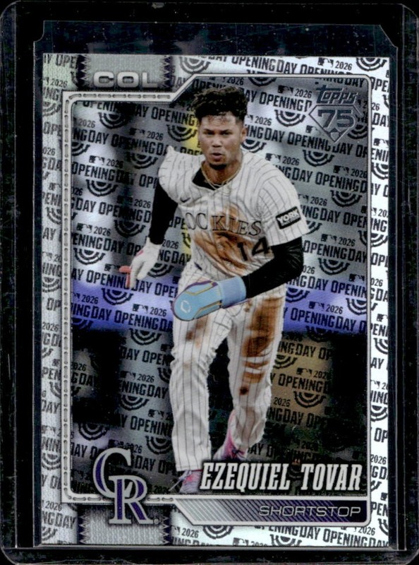 2026 Topps Ezequiel Tovar Opening Day #136 Rockies