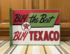 Texaco Gas Oil Flange Sign Buy The Best Double Sided Vintage Style Wall Decor