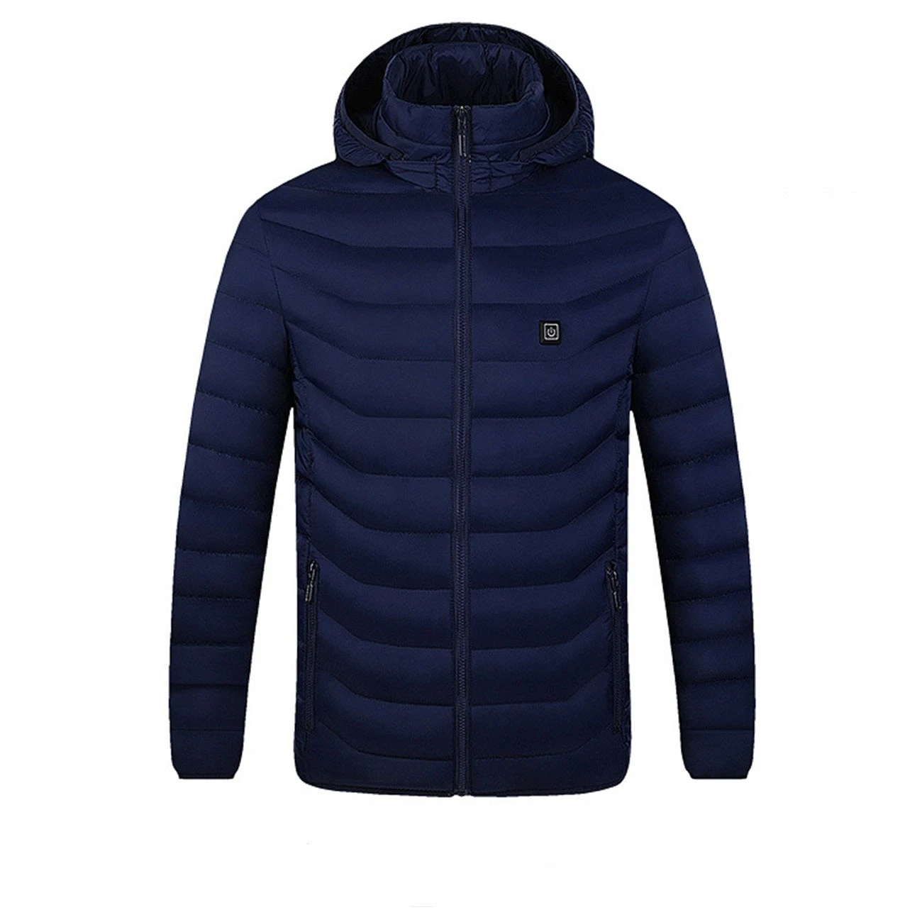 Monde D'or Men's Heated Jacket, Hooded, Duck Down, Waterproof, S-XL